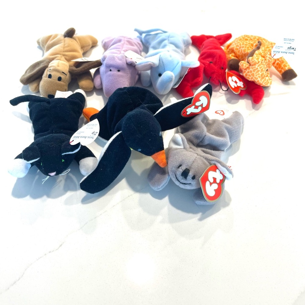 ๐ 8x TY TEENIE BEANIE BABIES bundle - Picture 1 of 8
